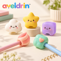 Aveldrin™ Cute Pencil Topper & Grip Set