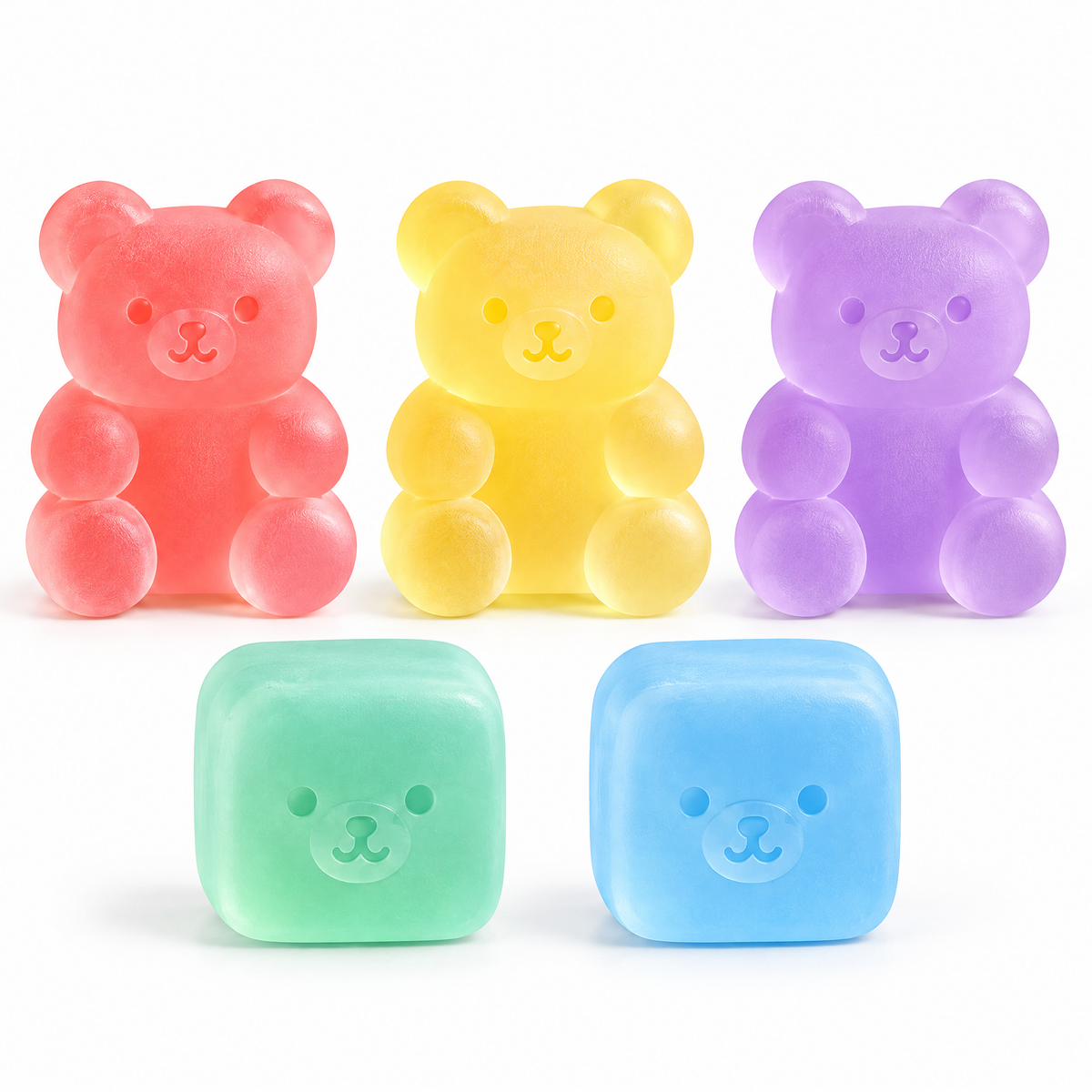 Aveldrin™ Colorful Squishy Bear Set