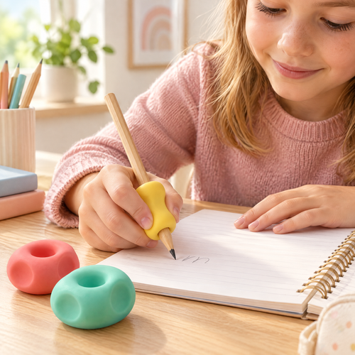 Aveldrin™ Ergonomic Silicone Pencil Grip Set