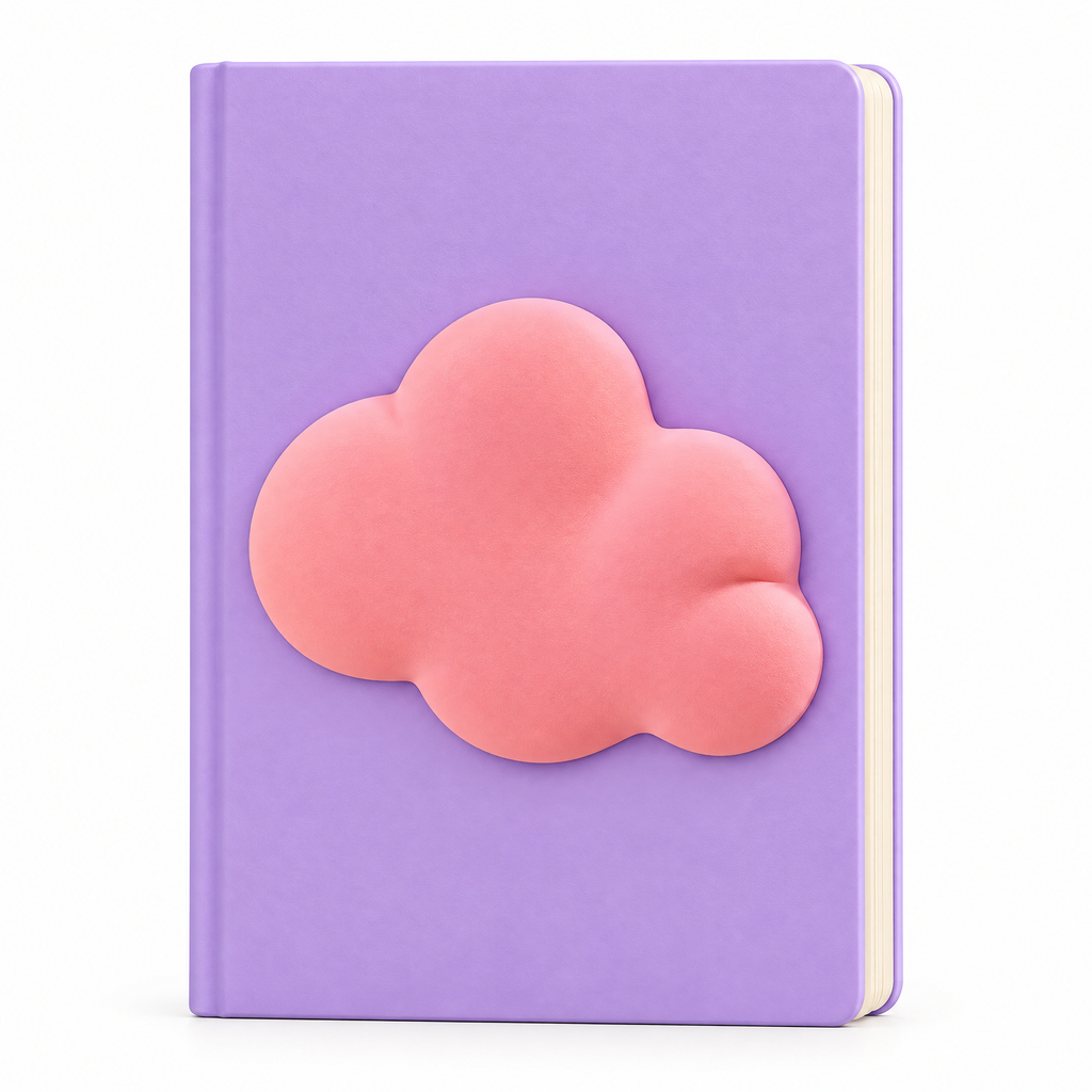 Aveldrin™ Soft Cloud Cover Notebook