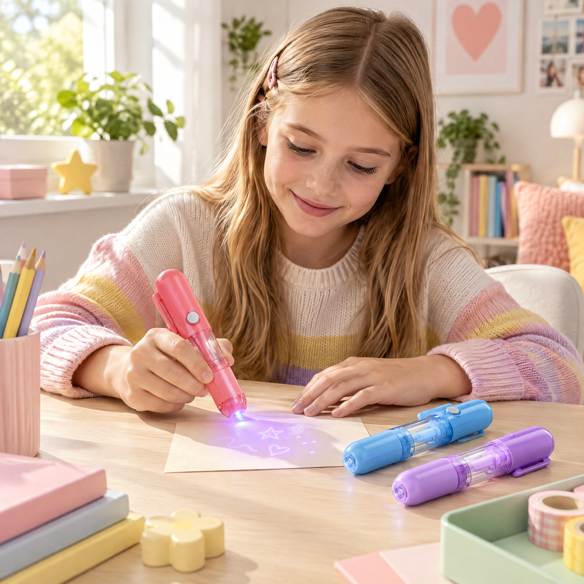 Aveldrin™ Light-Up Secret Message Pen