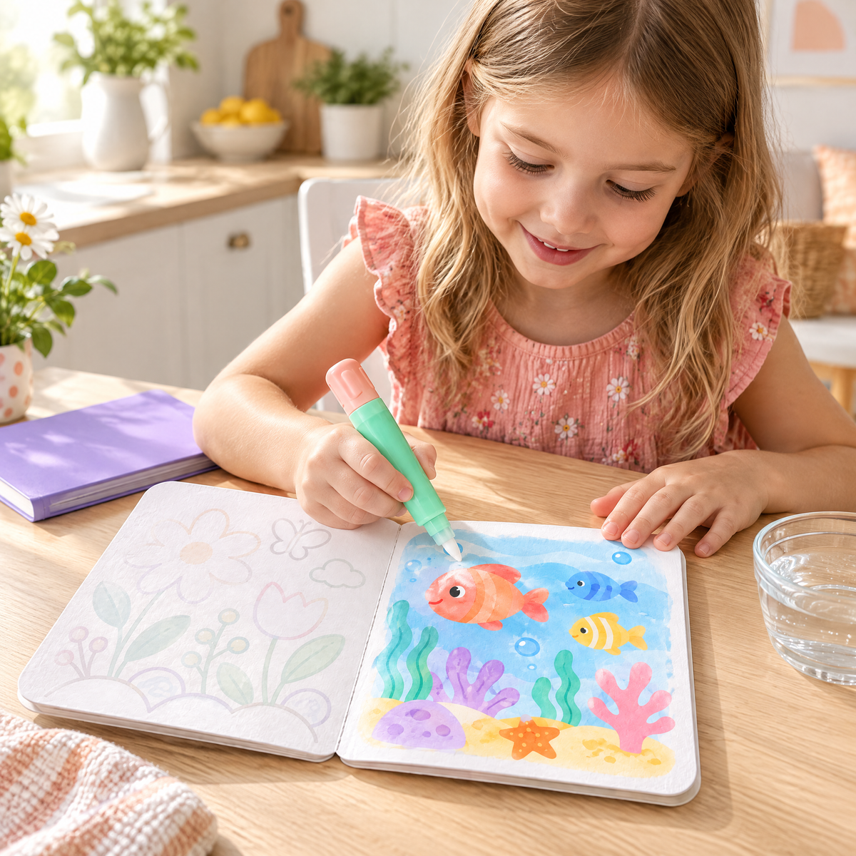 Aveldrin™ Reusable Water Painting Activity Book