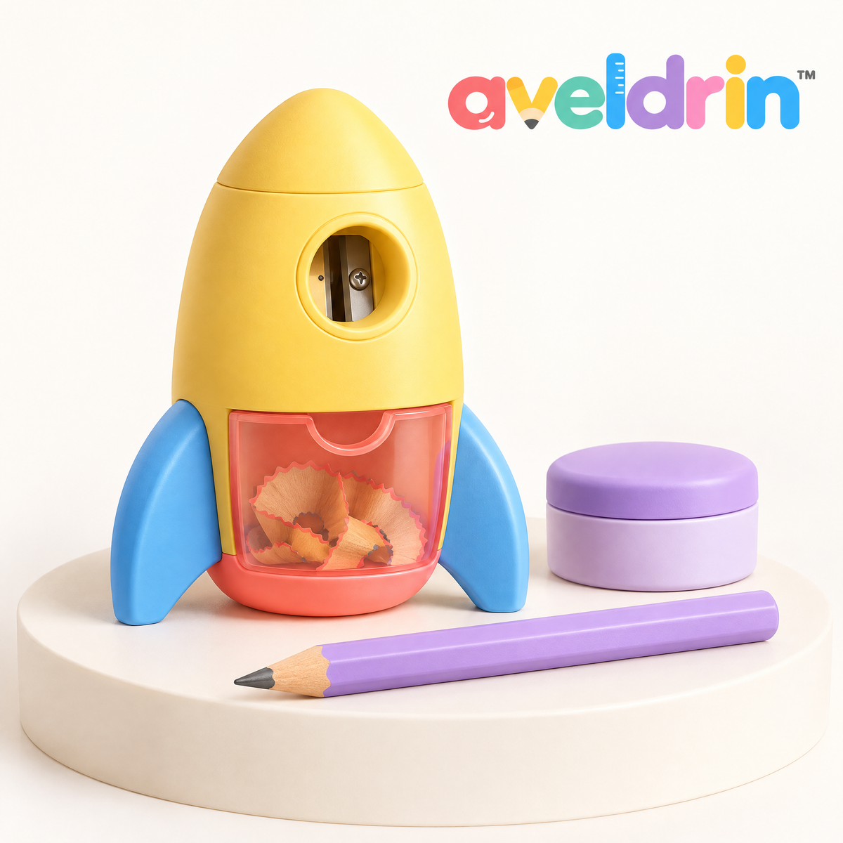 Aveldrin™ Rocket Pencil Sharpener