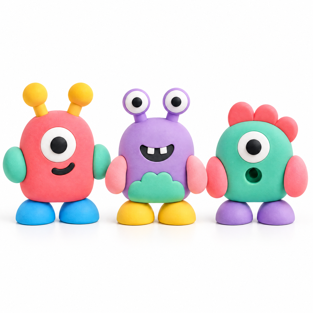 Aveldrin™ Build-Your-Own Monster Eraser Set