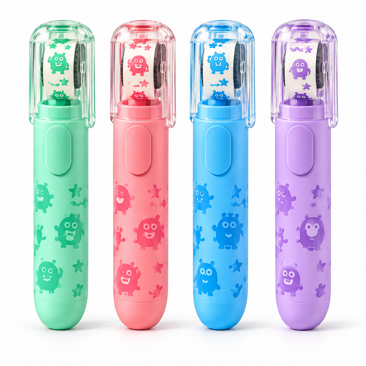 Aveldrin™ Cute Roller Stamp Pen Set